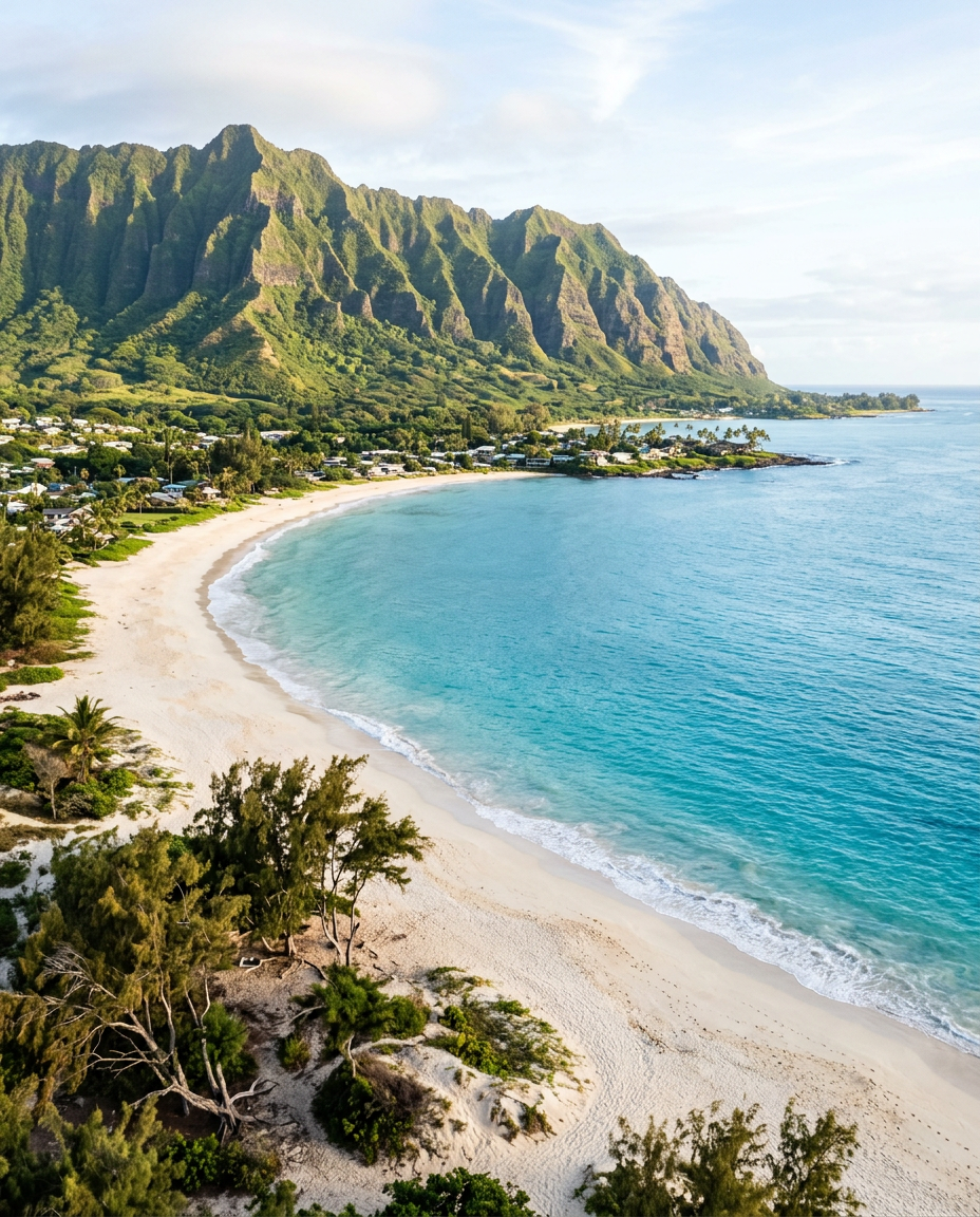 Kailua — Windward town, white-sand beach